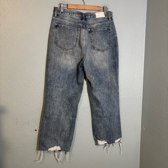 Pistola Womens Cassie Super High Rise Straight Leg‎ Distressed Jeans 30 Denim - Picture 7 of 12